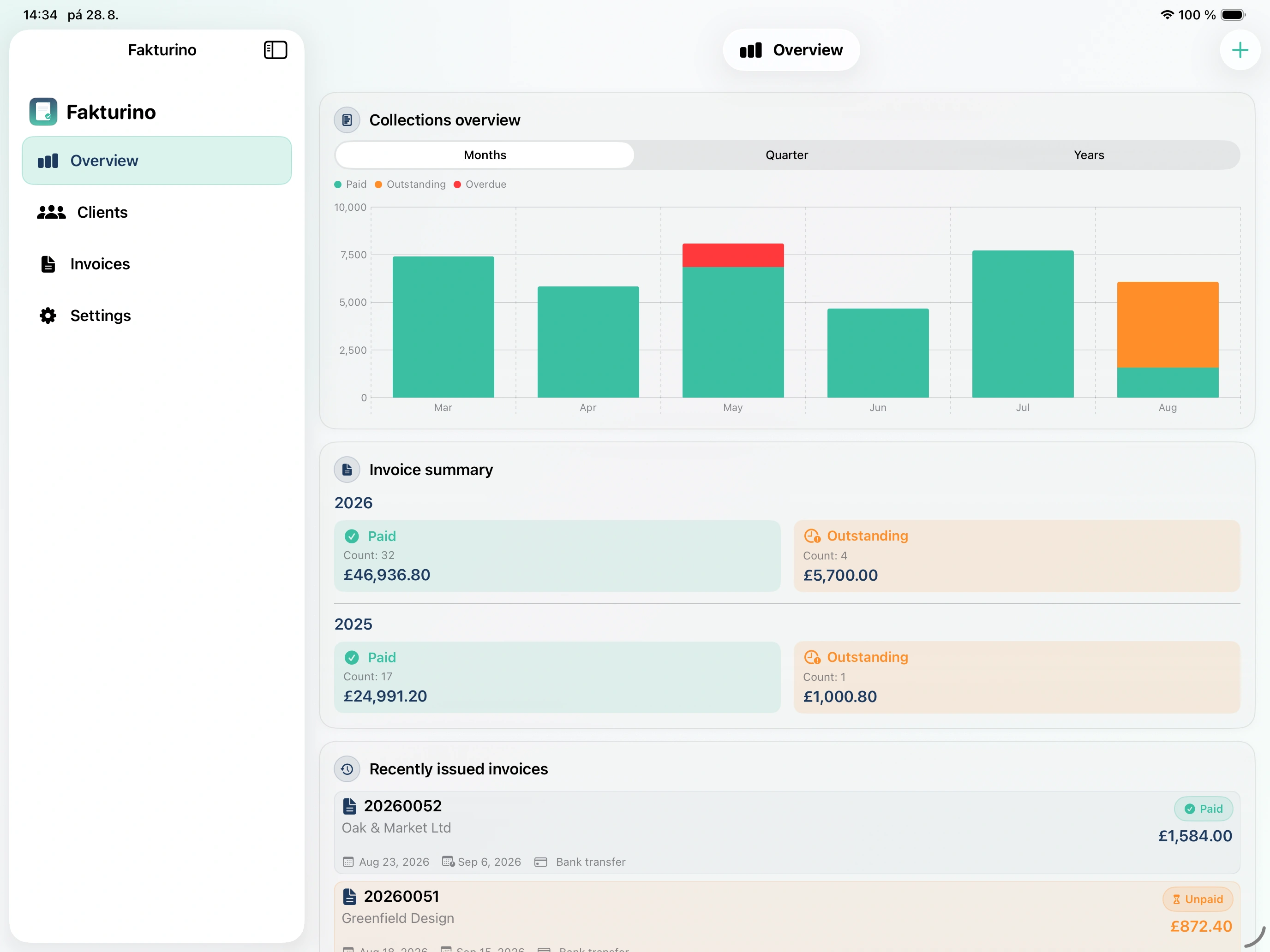 Invoices on iPhone and Mac: how iCloud sync works