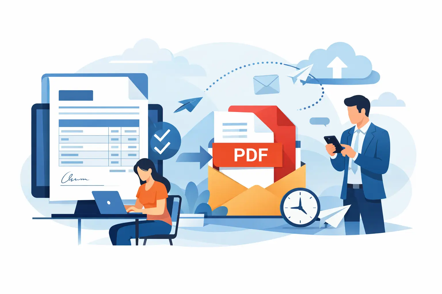 Jak poslat fakturu v PDF rychle a správně