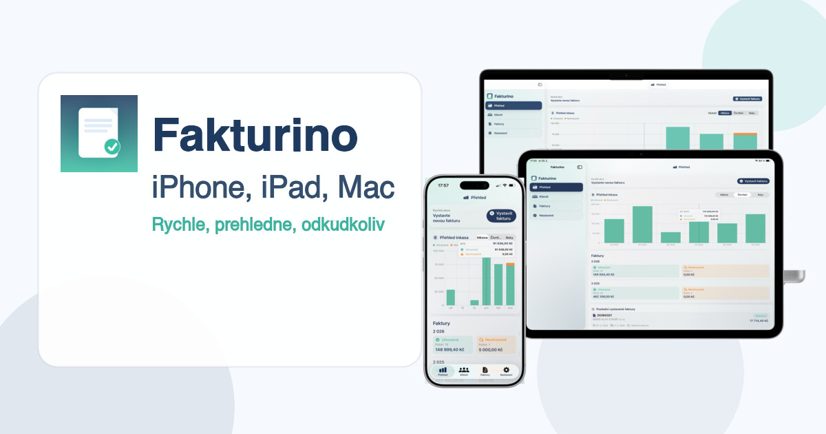 Co umí Fakturino - představení aplikace